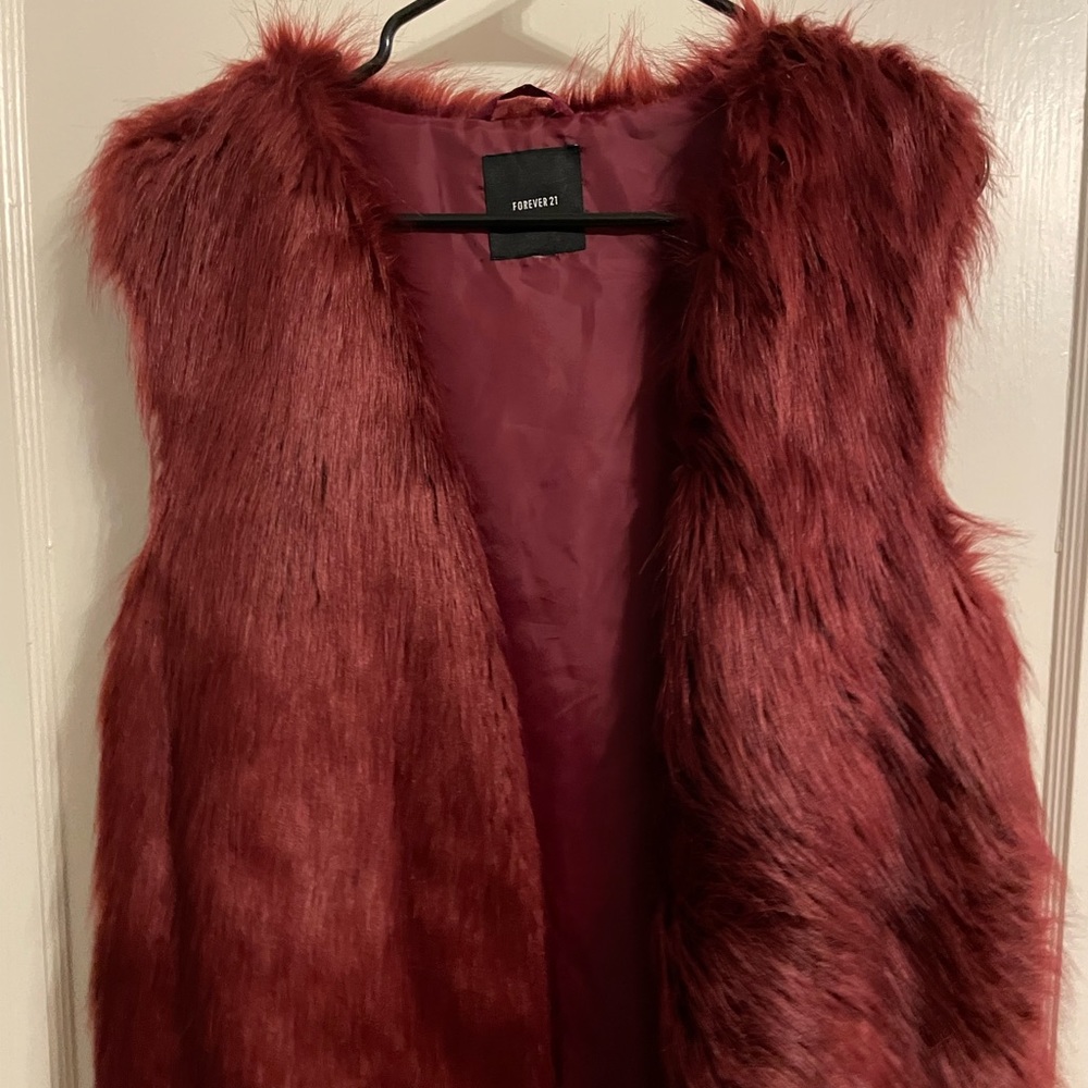 Forever21 fur vest